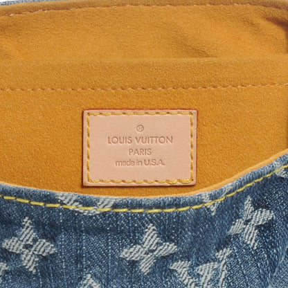 Louis Vuitton Monogram Denim Mini Pleaty Blue 6 of 7