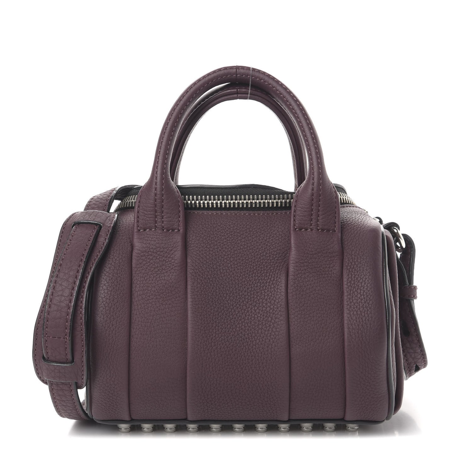 Pebbled Calfskin Mini Rockie Matte Oxblood