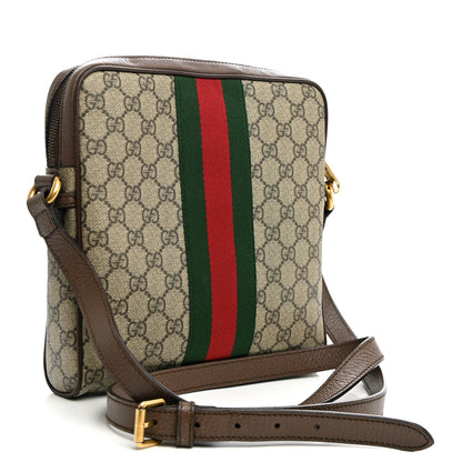 Gucci GG Supreme Monogram Web Small Ophidia Messenger Bag Brown 3 of 11