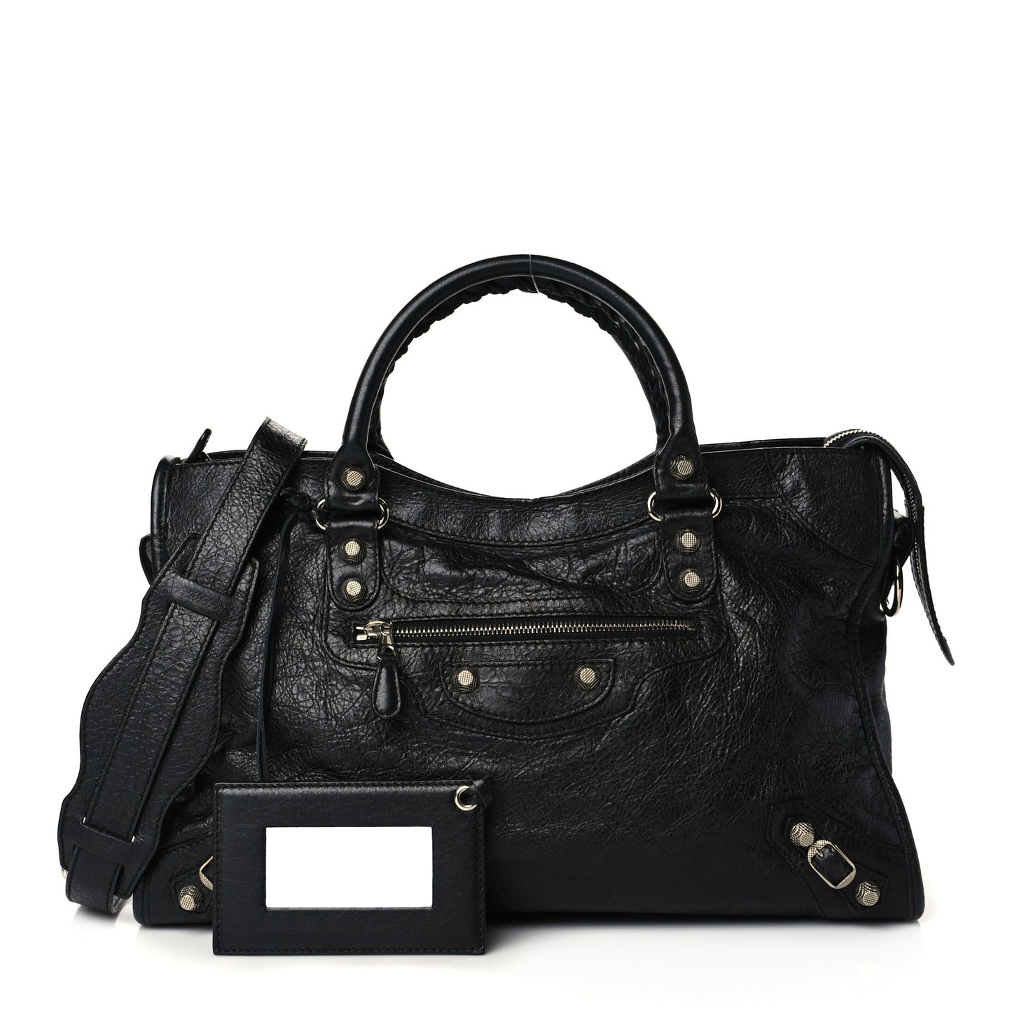 Agneau Giant 12 Silver Hardware City Black