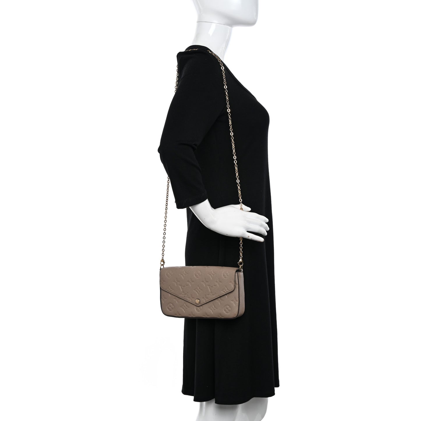 Empreinte Pochette Felicie Chain Wallet Tourterelle