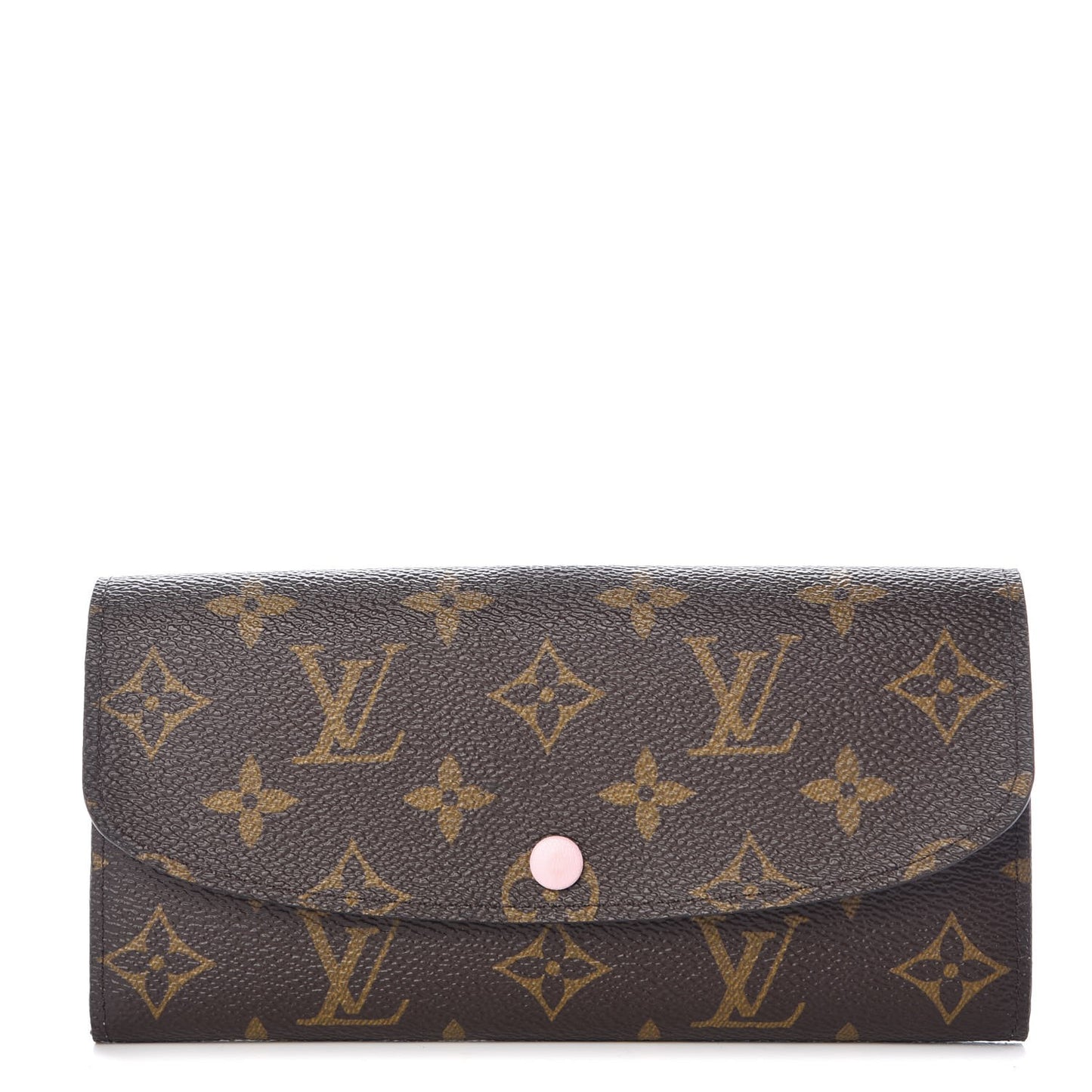 Monogram Emilie Wallet Rose Ballerine