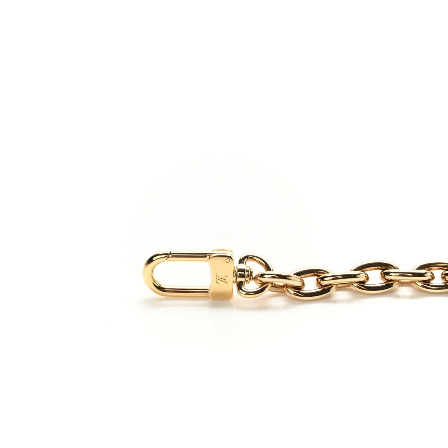 Metal Pochette Chain Strap Gold