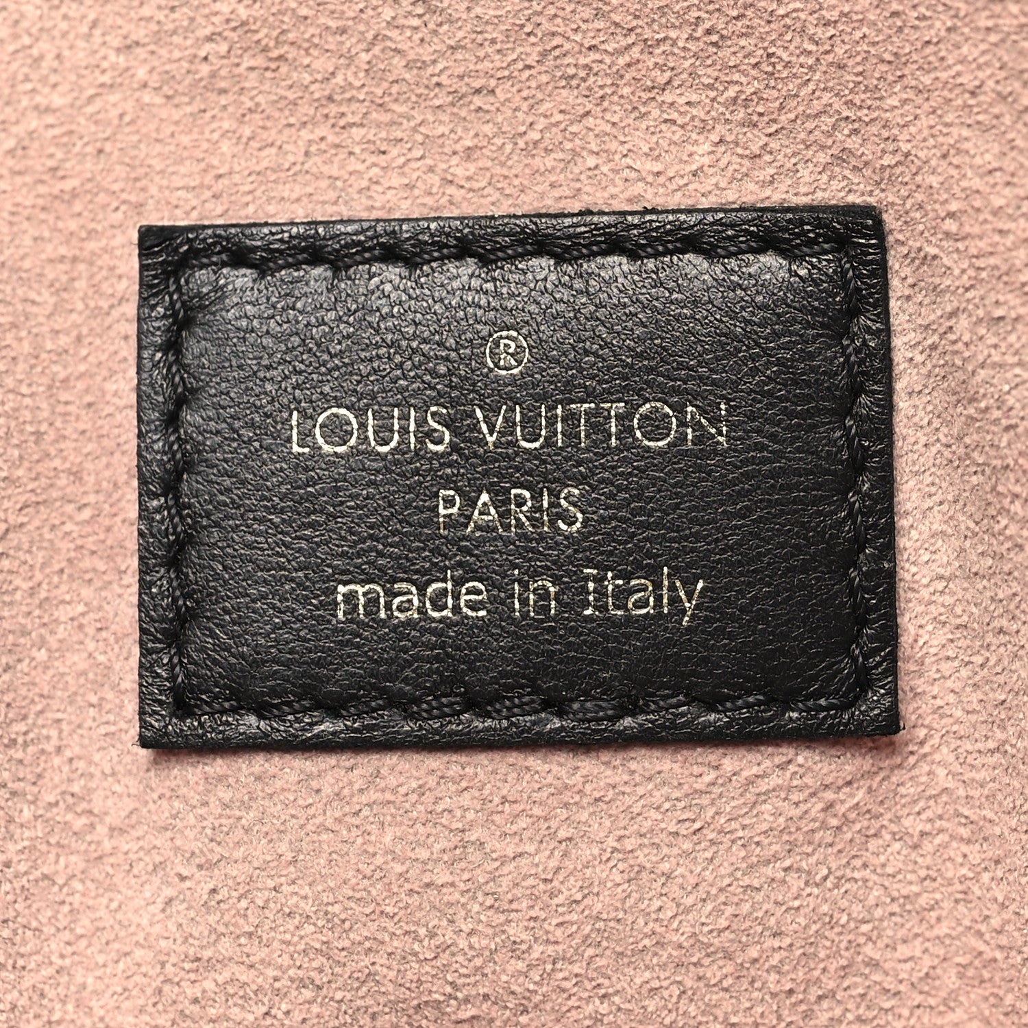 Louis Vuitton Lambskin Embossed Monogram Coussin PM Black 8 of 11