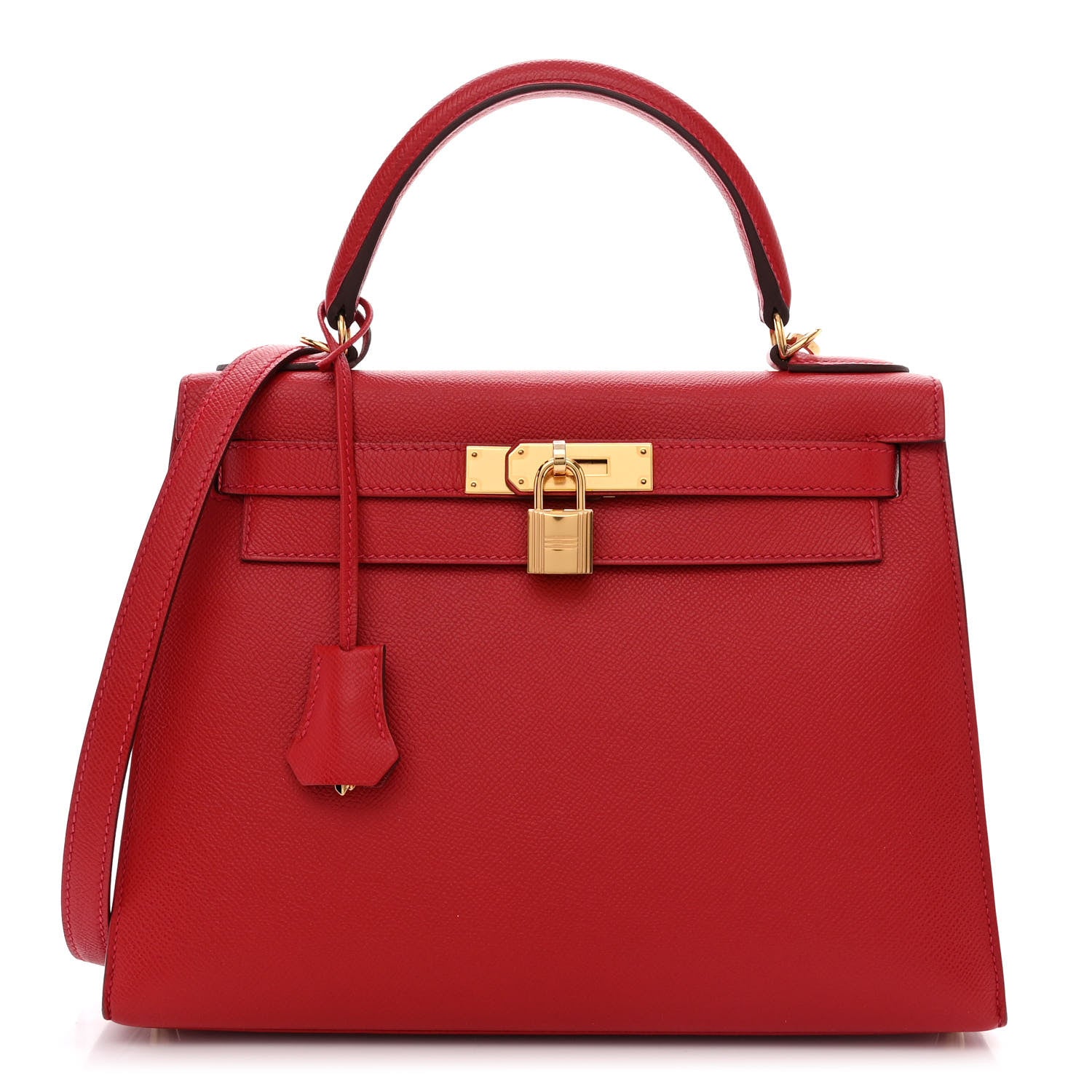 Hermes Epsom Kelly Sellier 28 Rouge Casaque 1 of 10