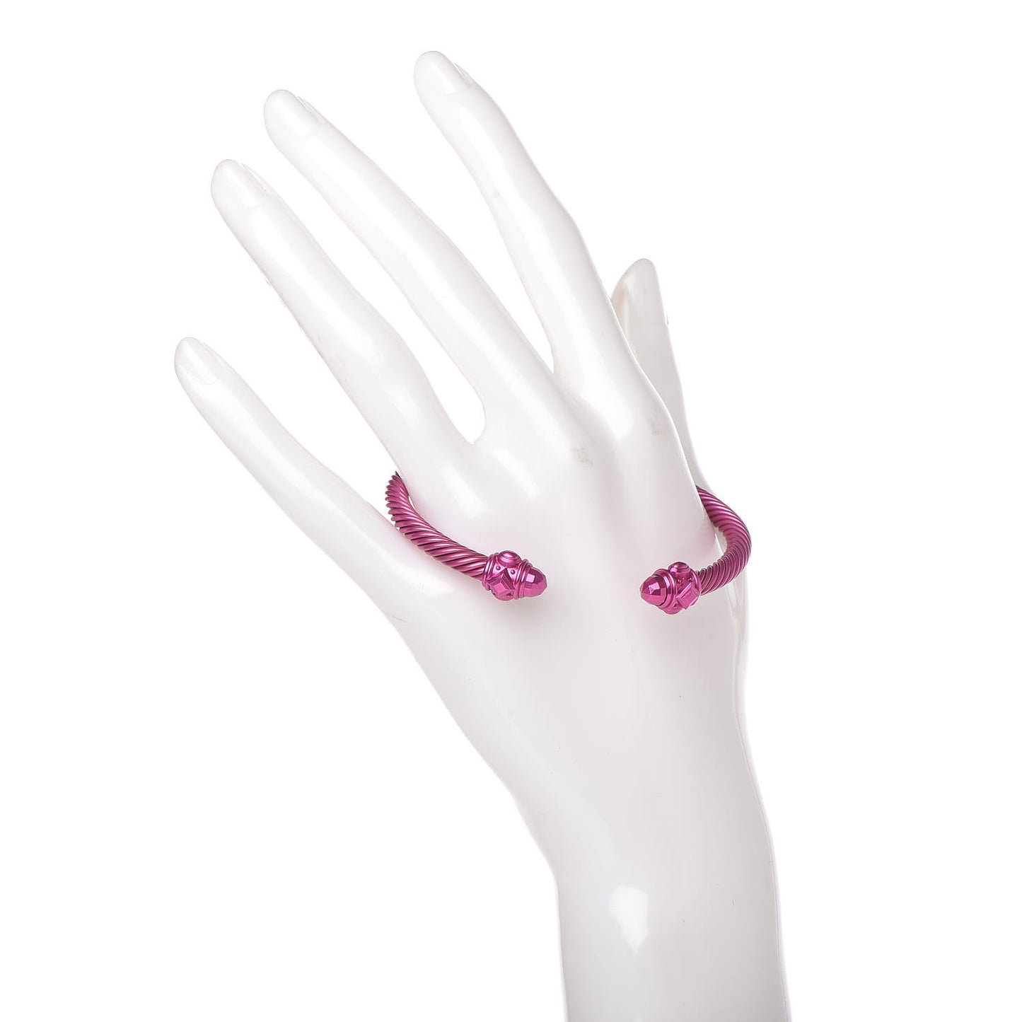 Aluminum 5mm Renaissance Bracelet Dark Pink