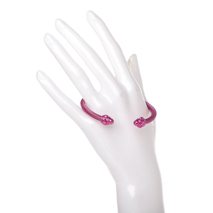 David Yurman Aluminum 5mm Renaissance Bracelet Dark Pink 2 of 5