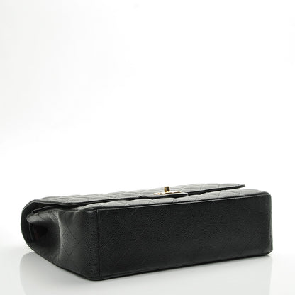 Chanel Caviar Quilted Maxi Double Flap Black 4 of 8