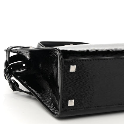 Saint Laurent Patent Small Manhattan Shopper Tote Black 8 of 9