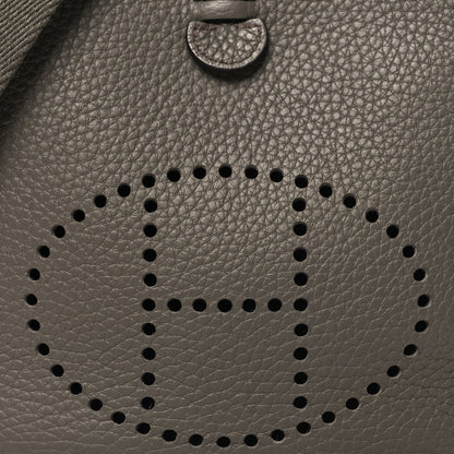 Hermes Taurillon Clemence Evelyne TPM Etain 8 of 10