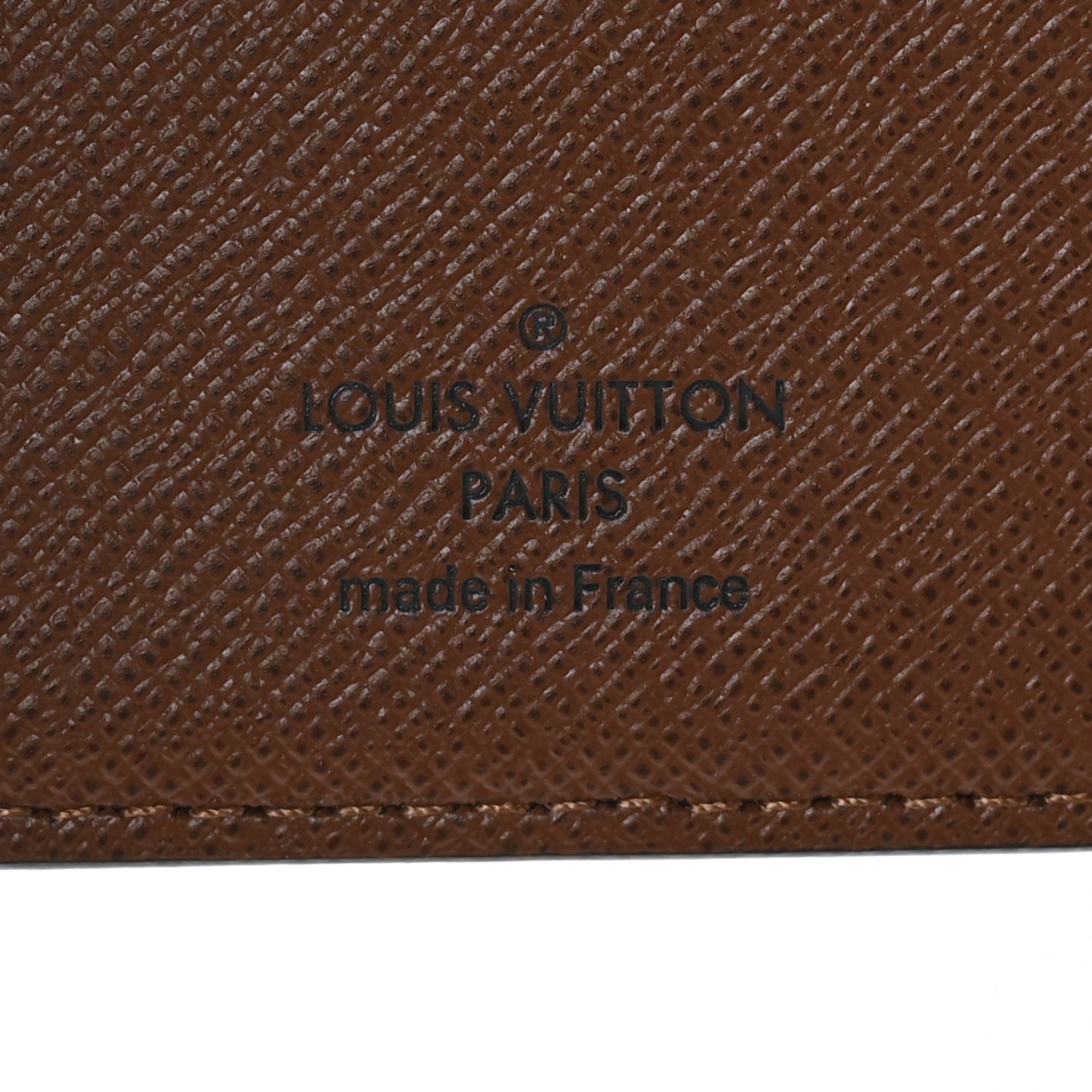 Monogram Checkbook Holder Case Wallet