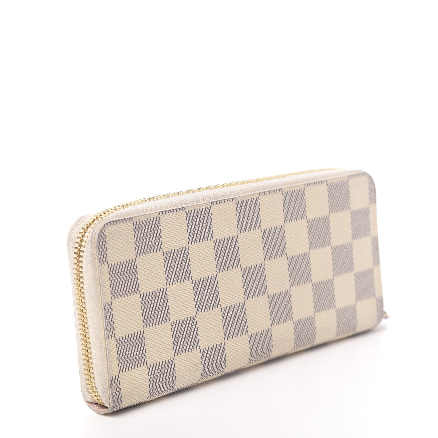 Damier Azur Clemence Wallet Rose Ballerine