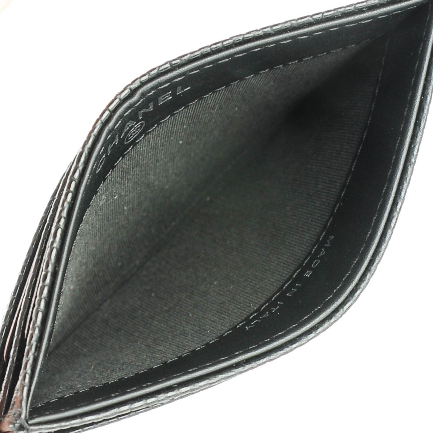 Chanel Caviar Timeless CC Card Holder Black 5 of 8