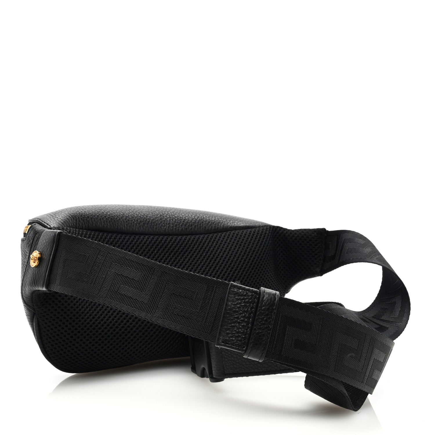 Versace Grained Calfskin Vanitas Medea Belt Bag Black 2 of 8