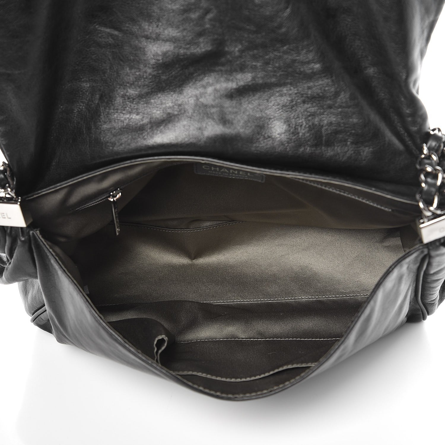 Chanel Calfskin Large Rock and Chain Flap Black 5 of 7