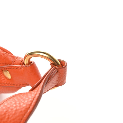 Prada Vitello Daino Hobo Papaya 12 of 13