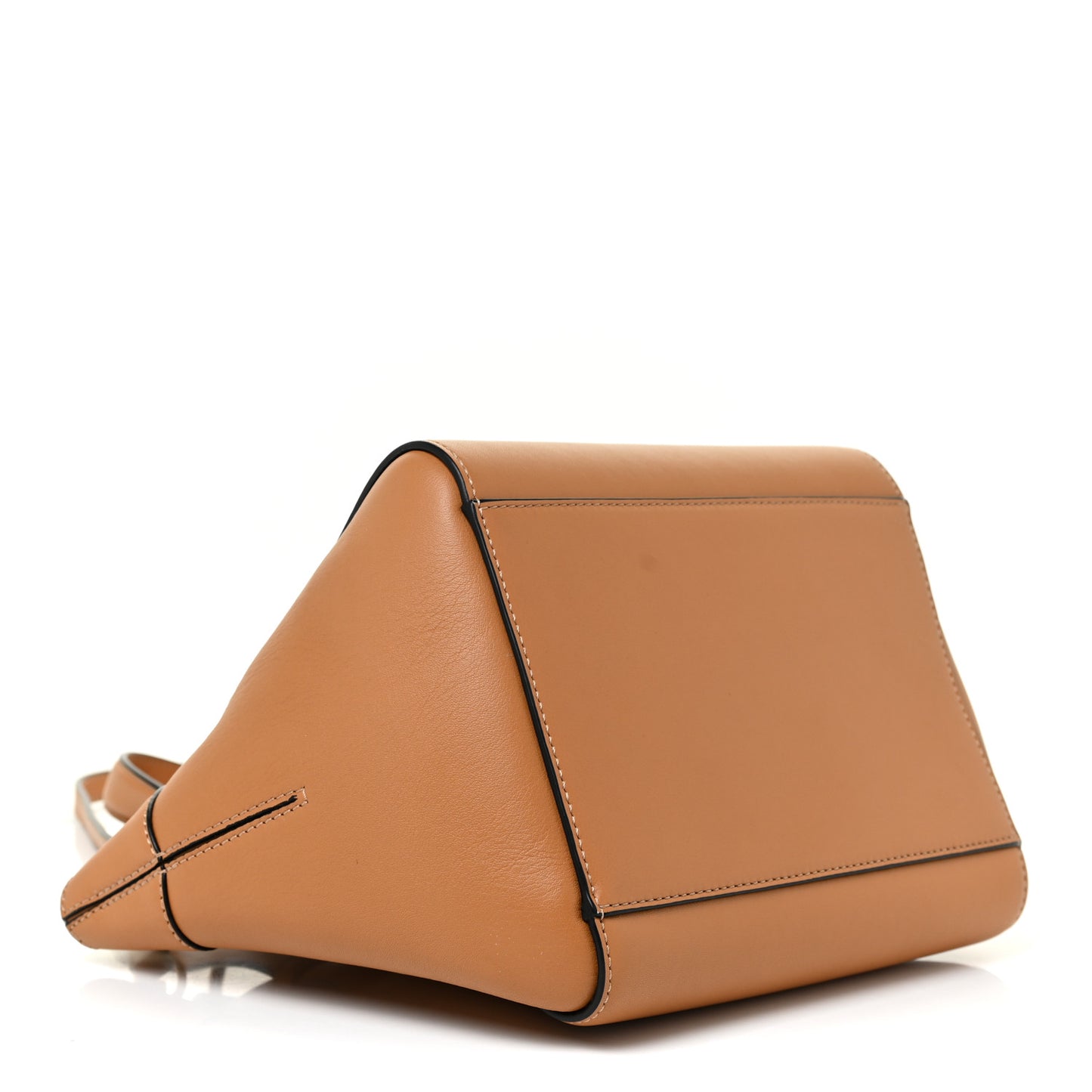 Calfskin Small Hammock Nugget Shoulder Bag Light Caramel