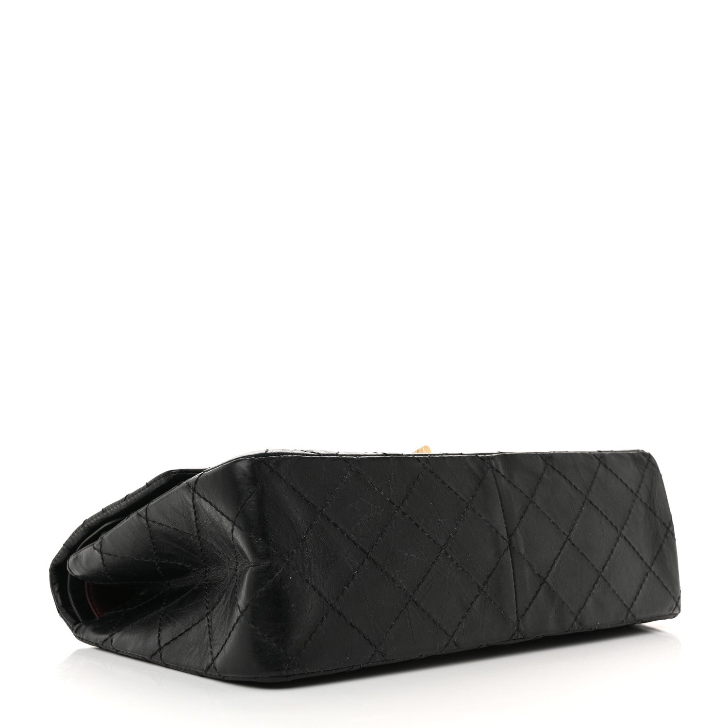Chanel Aged Calfskin Quilted 2.55 Reissue 226 Flap Black 4 of 14