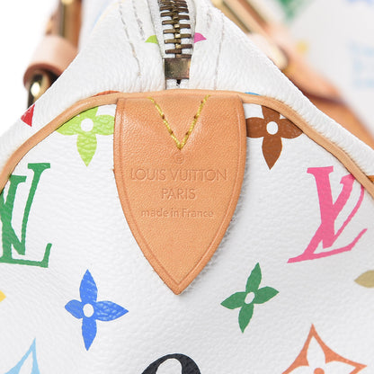 Louis Vuitton Monogram Multicolor Speedy 30 White 5 of 14