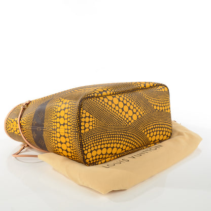 Louis Vuitton Monogram Kusama Waves Neverfull MM Yellow 4 of 7