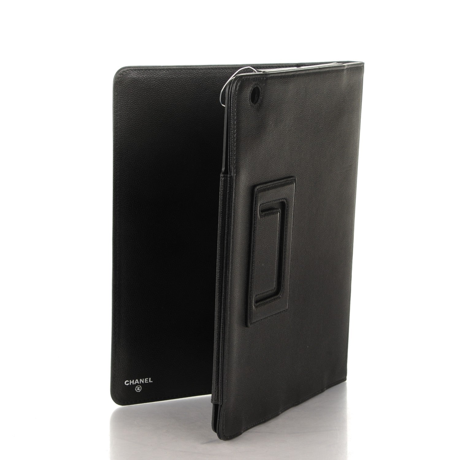 Chanel Caviar Sevruga iPad Case Black 3 of 7