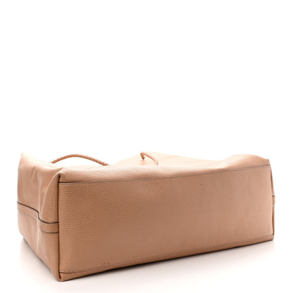 Gucci Calfskin Large Gifford Braided Handle Tote Rose Beige 4 of 12