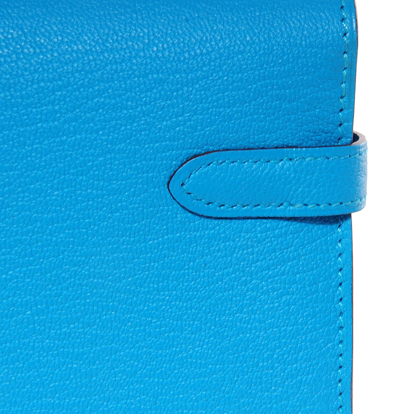 Chèvre Mysore Kelly Longue Wallet Bleu Azteque