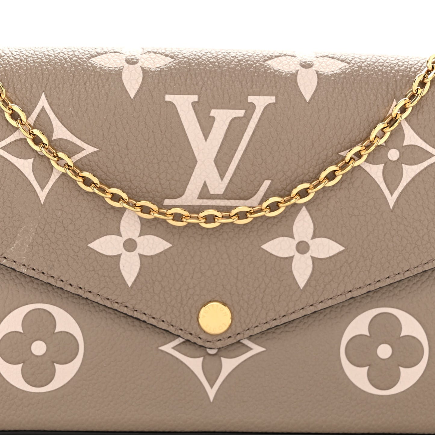 Empreinte Monogram Giant Felicie Pochette Tourterelle Creme