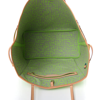 Louis Vuitton Monogram Graffiti Neverfull GM Green 4 of 10