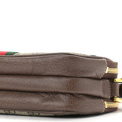 Gucci GG Supreme Monogram Web Mini Ophidia GG Bag Brown 12 of 13