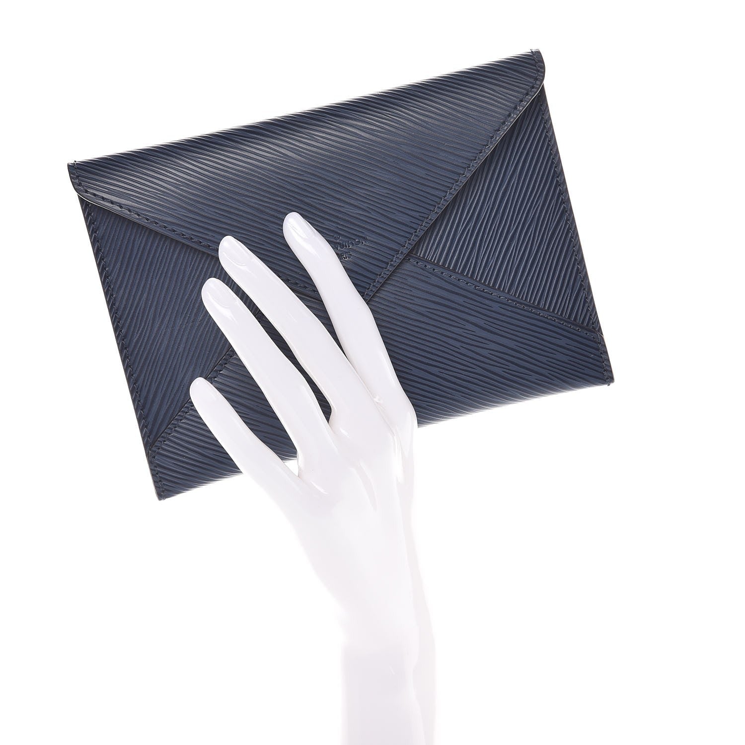 Louis Vuitton Epi Envelope Pouch Indigo 2 of 5
