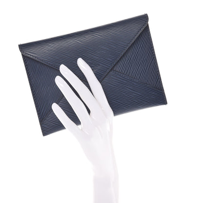 Louis Vuitton Epi Envelope Pouch Indigo 2 of 5