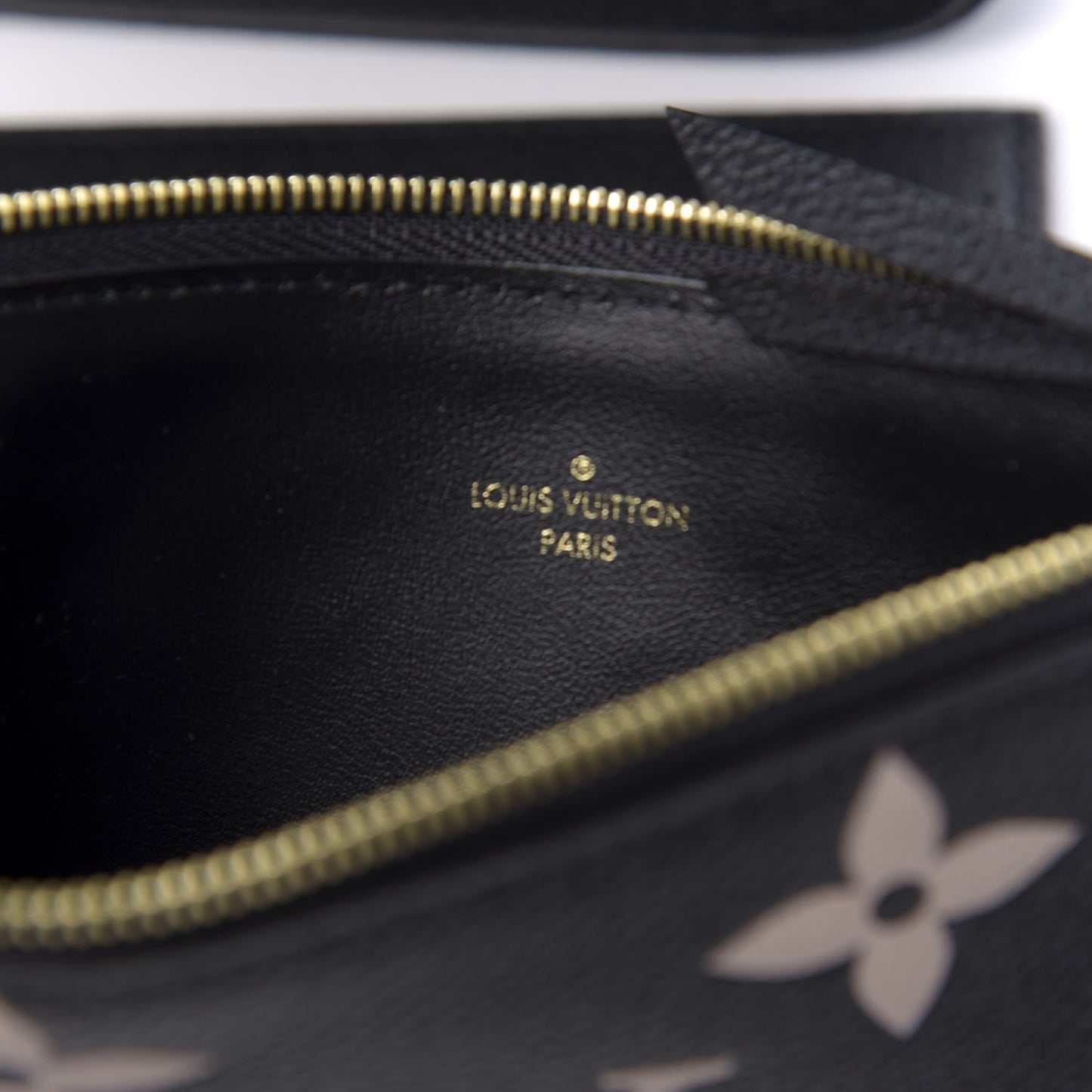 Empreinte Monogram Giant Felicie Pochette Black Beige