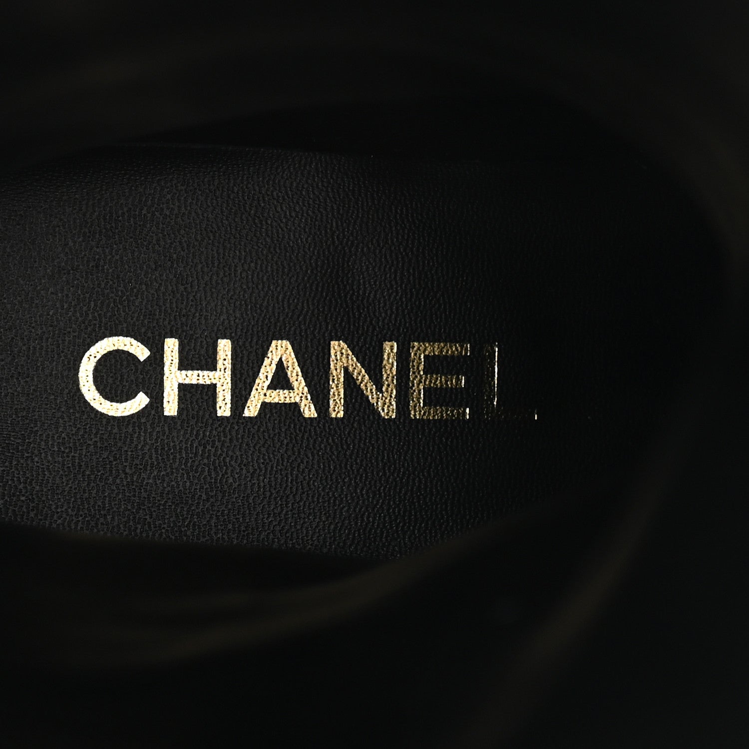 Chanel Calfskin CC High Boots 37 Black 6 of 10