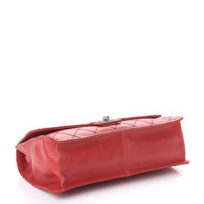 Chanel Calfskin CC Crave Reissue Crown Jumbo Flap Light Red 4 of 9