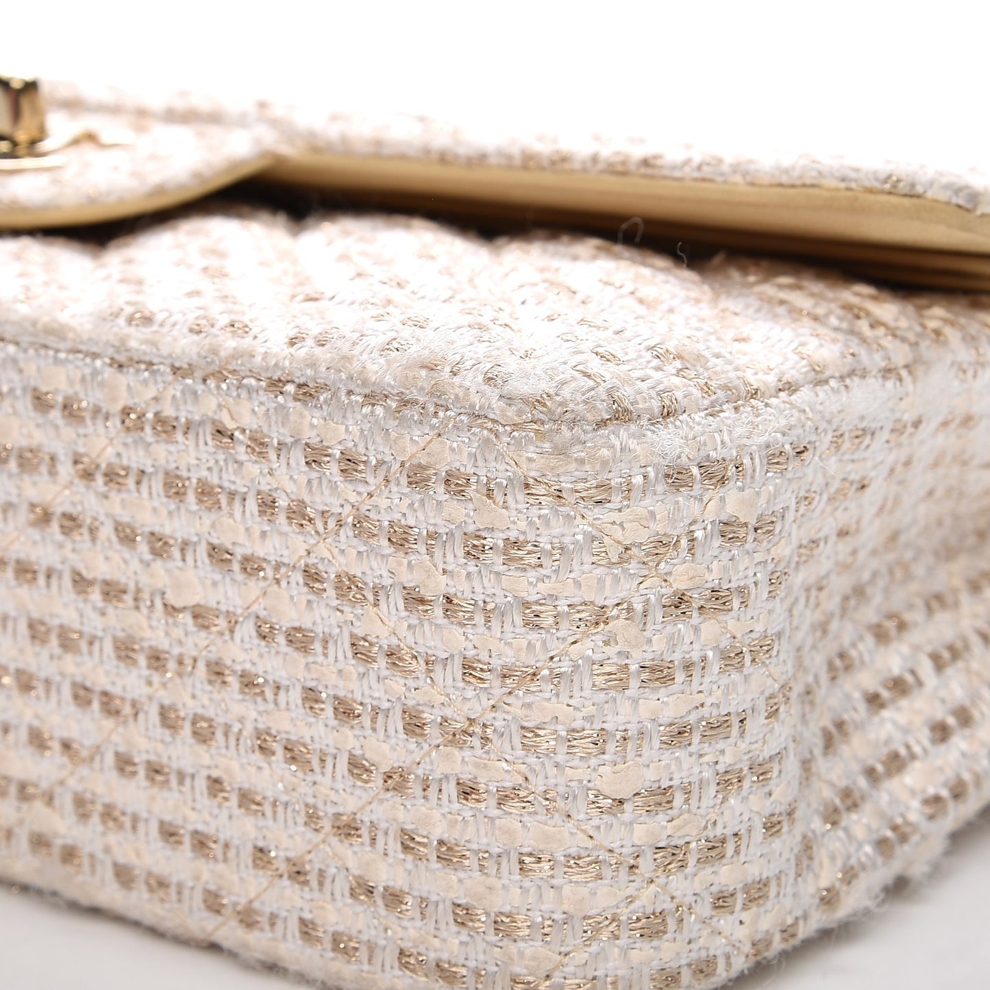 Tweed Medium Double Flap Multicolor