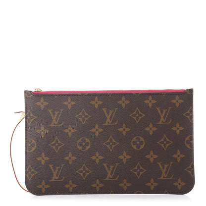 Louis Vuitton Monogram Neverfull MM GM Pochette Pivoine 1 of 9