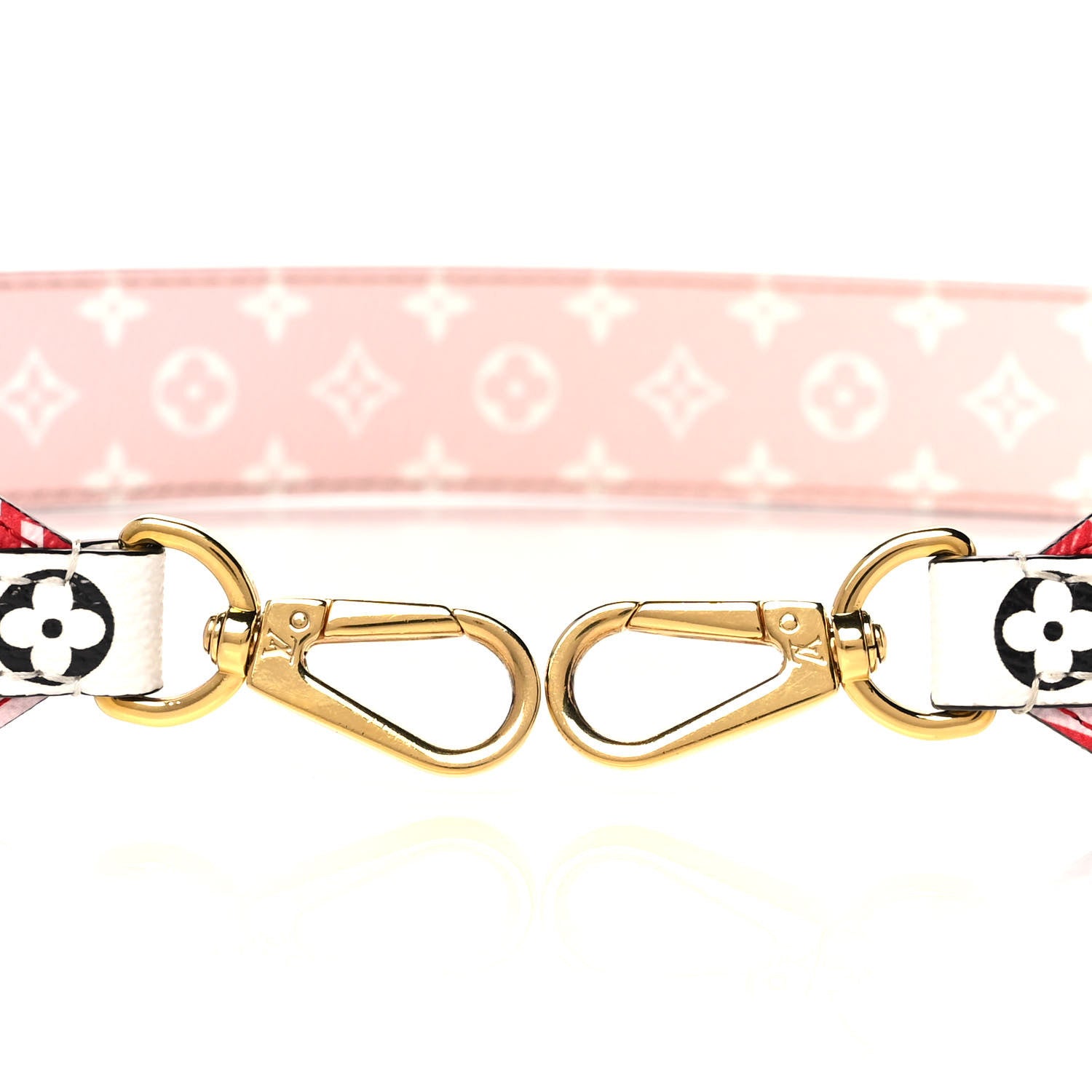 Louis Vuitton Monogram Giant Bandouliere Shoulder Strap Rouge 3 of 5