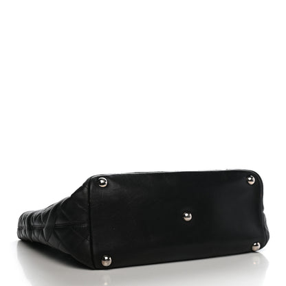 Chanel Calfskin Quilted Large Cambon Tote Black 4 of 12