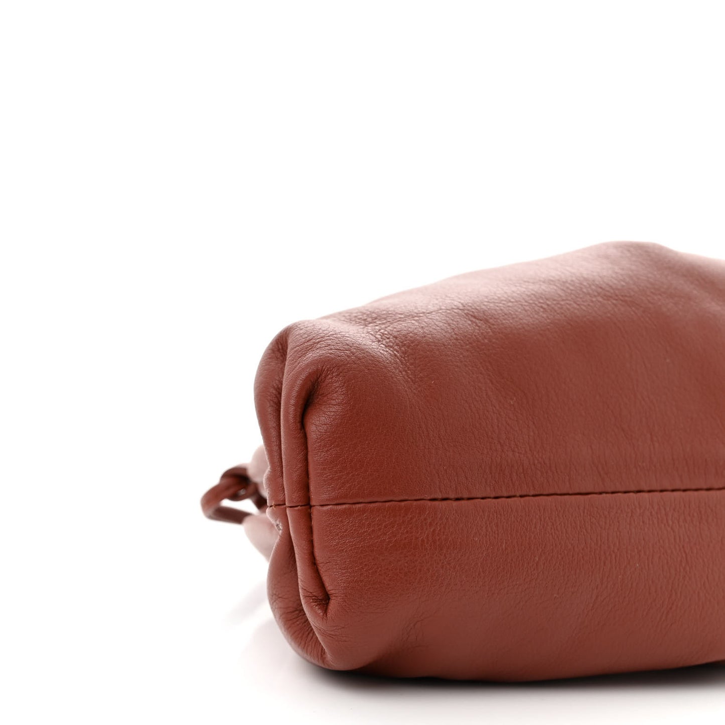 Butter Calfskin The Mini Pouch Rust