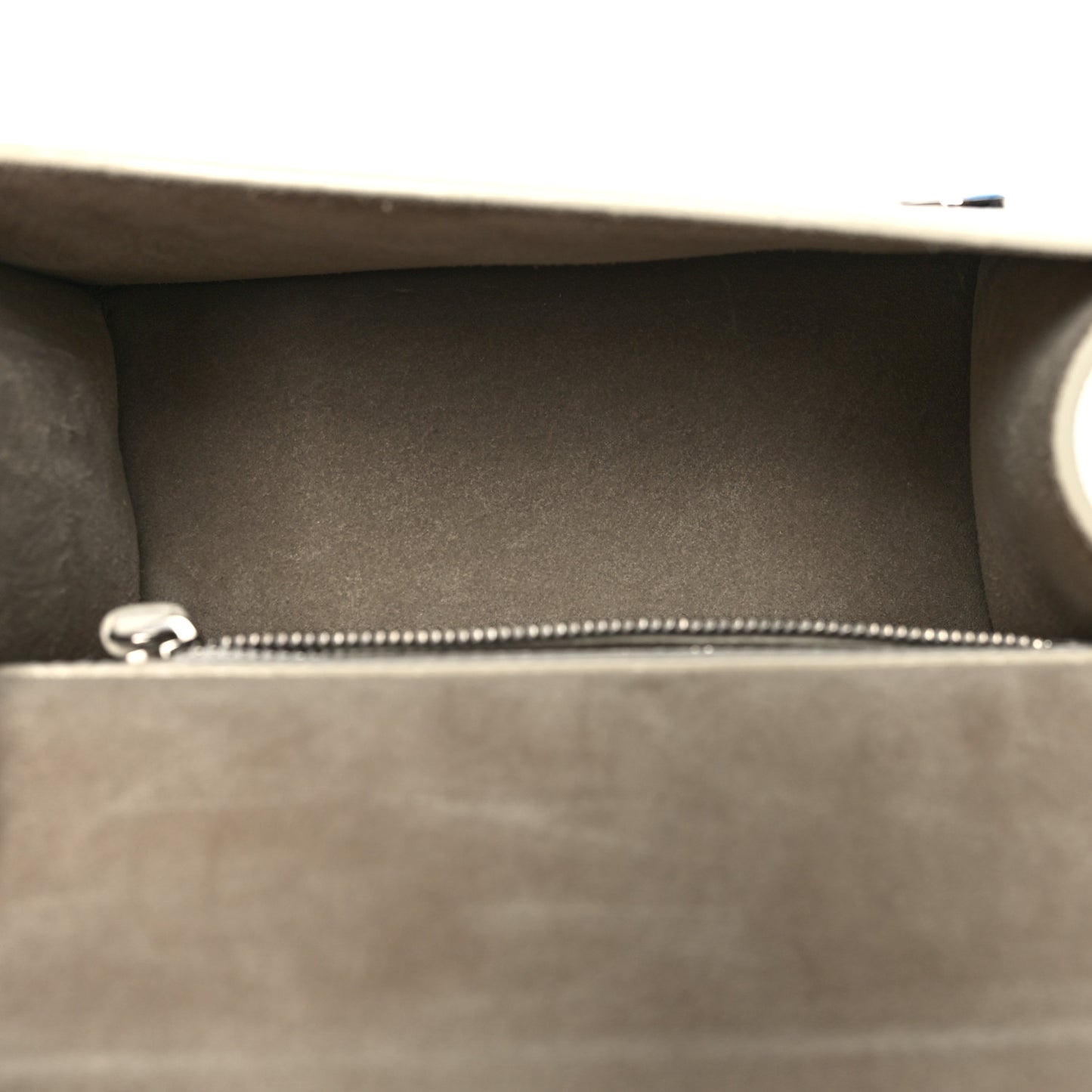Textured Patent Calfskin Small Madeline Satchel Latte