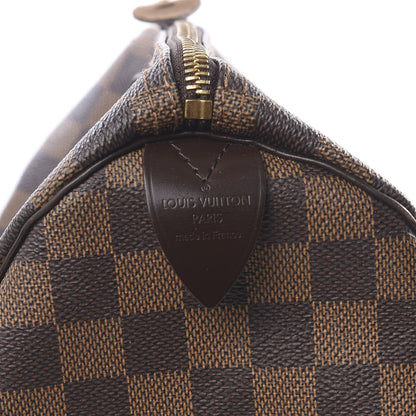 Louis Vuitton Damier Ebene Speedy 30 6 of 12