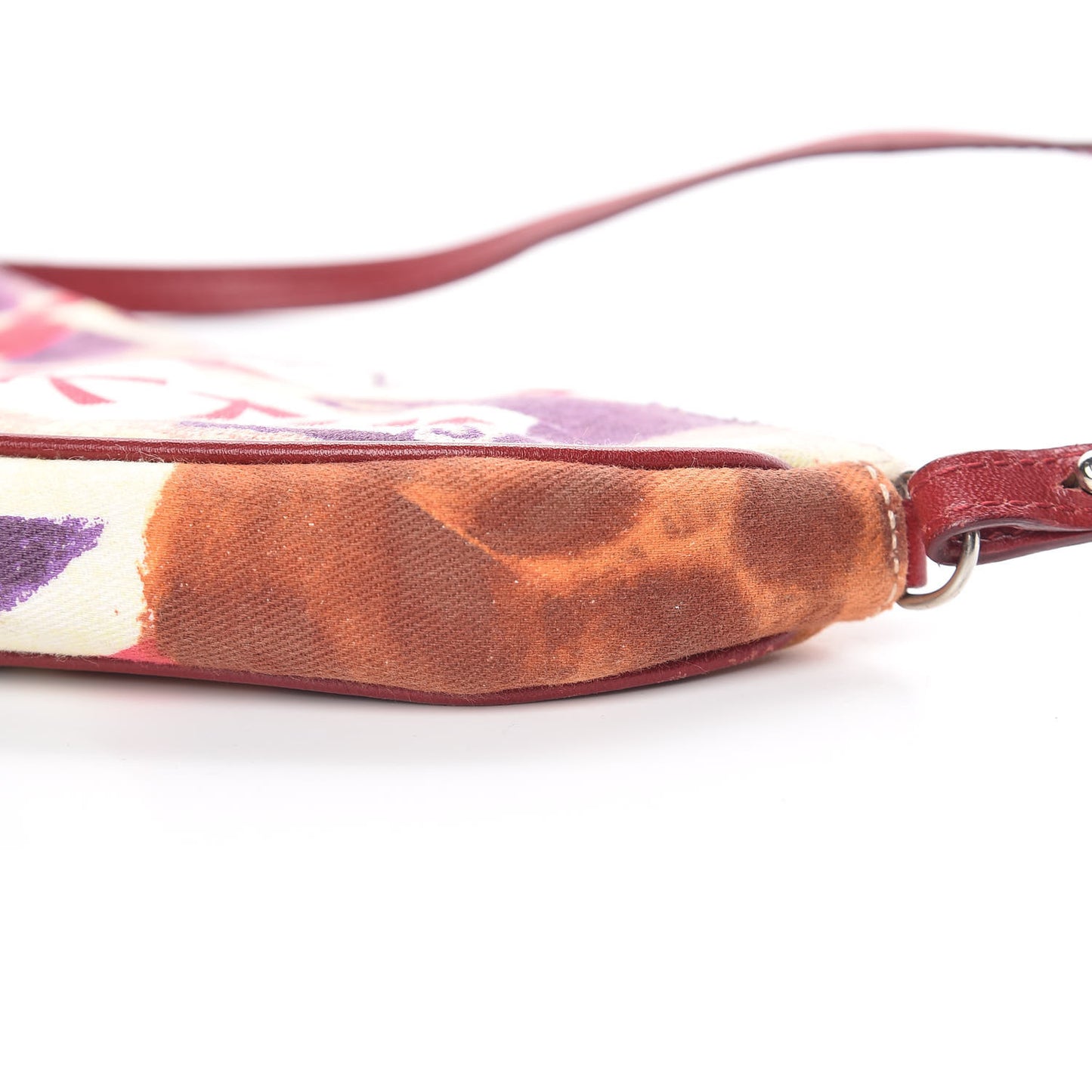 Canvas Le Victim Mini Saddle Pochette Red