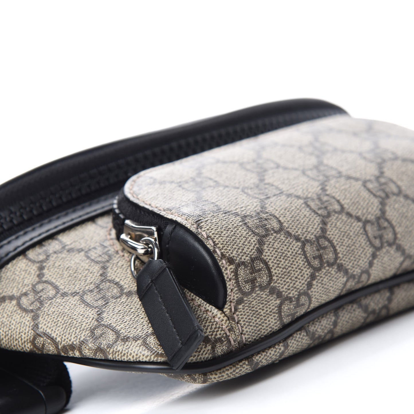 GG Supreme Monogram Belt Bag Black