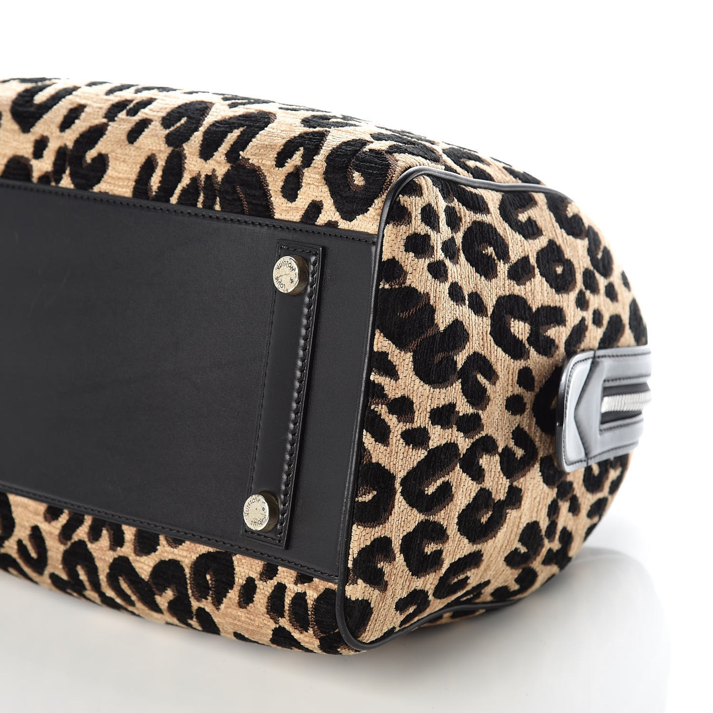 Jacquard Velvet Leopard Print Stephen Sprouse Speedy