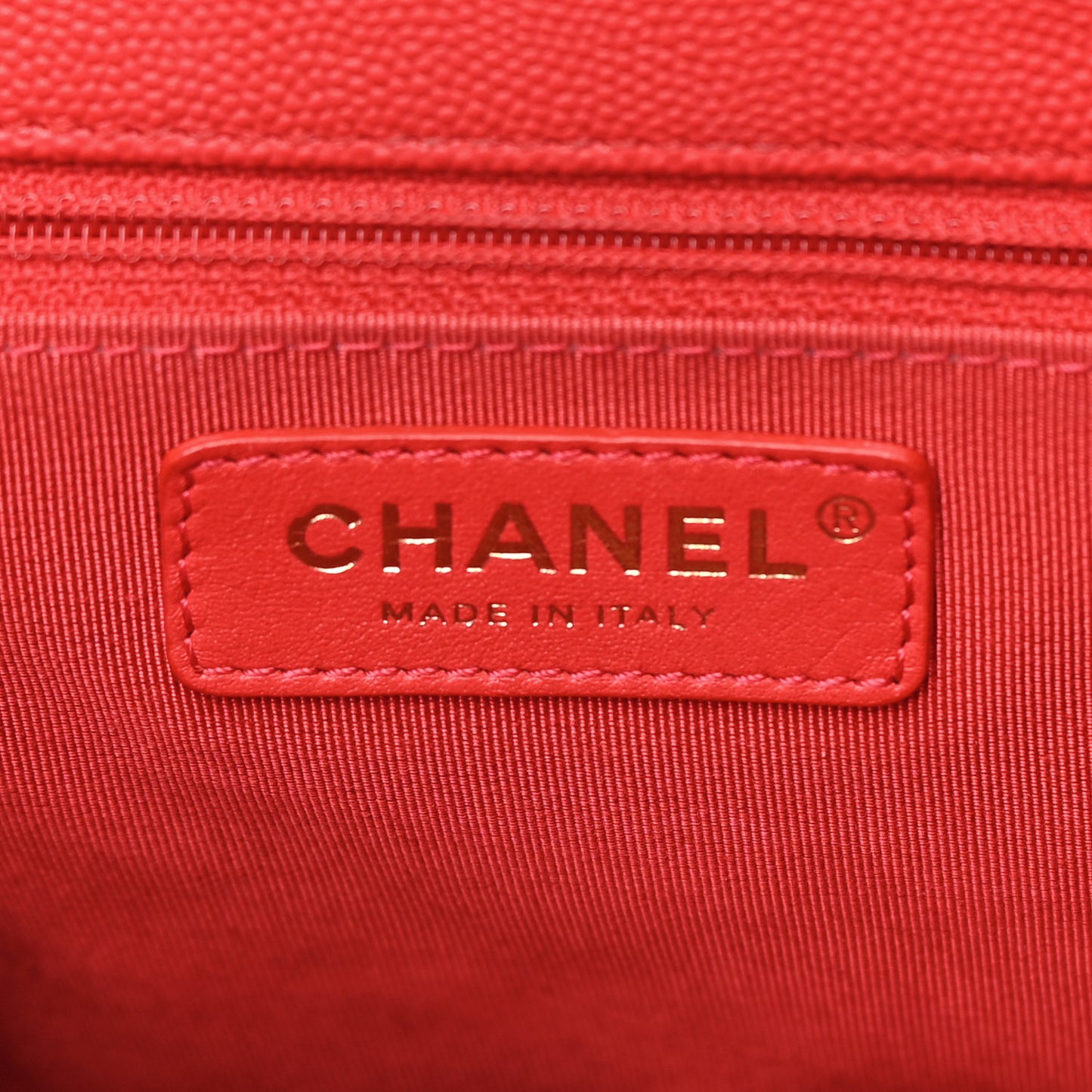 Caviar Quilted Backpack Bag Red