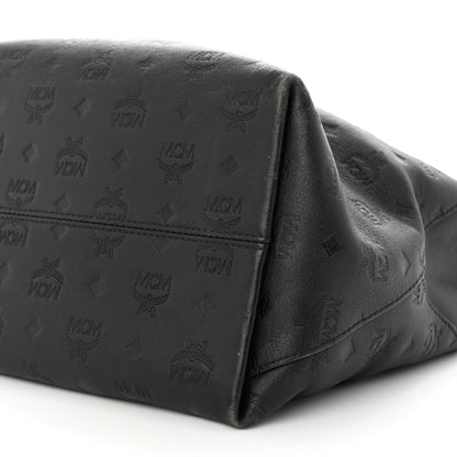 MCM Calfskin Ottomar Large Klara Hobo Black Black 10 of 12