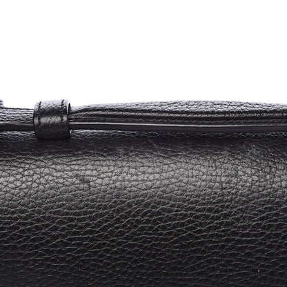 Gucci Dollar Calfskin Medium Interlocking G Top Handle Shoulder Bag Black 11 of 14