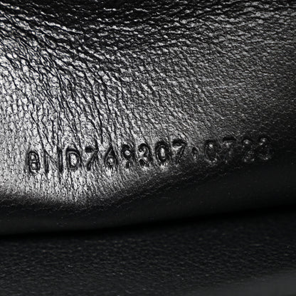 Saint Laurent Lambskin Large Cassandre Envelope Pouch Black 7 of 7