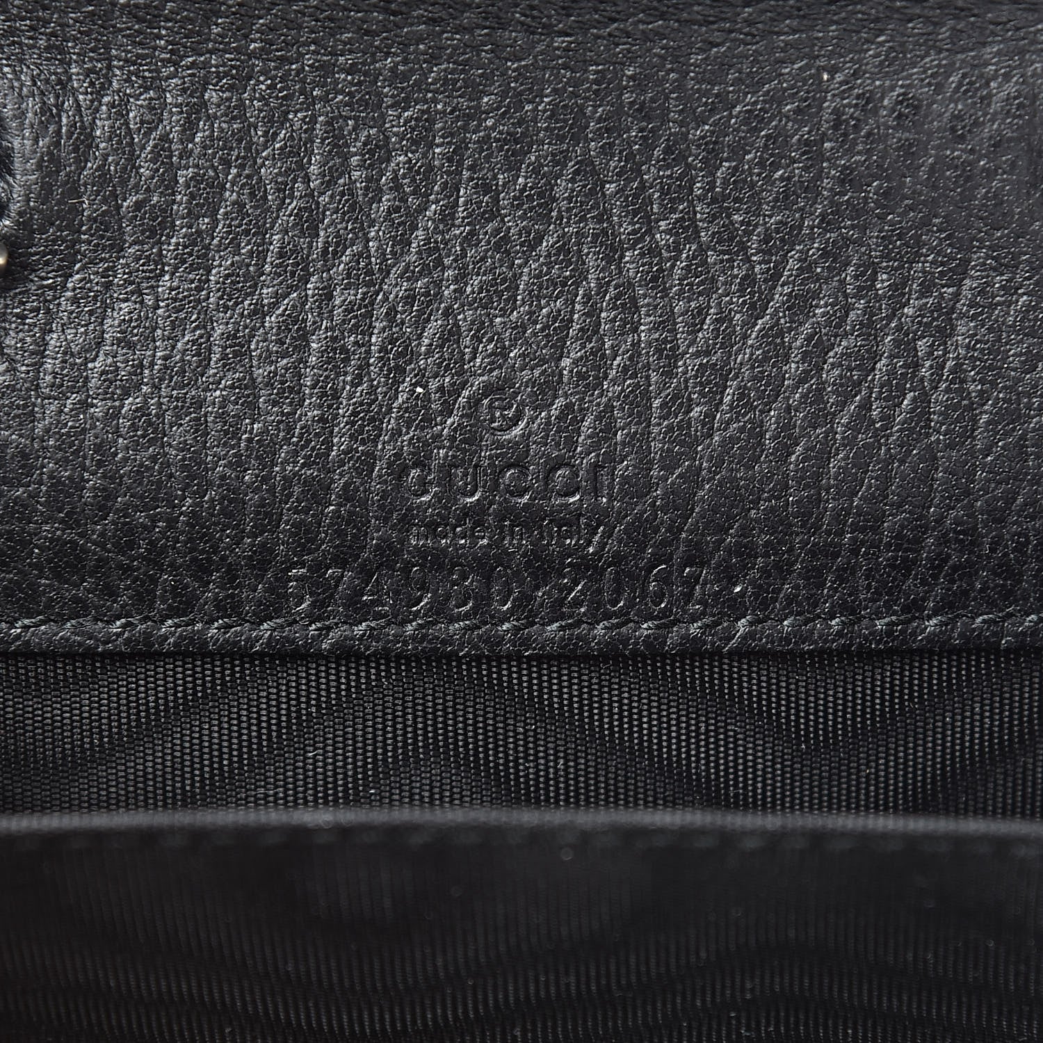 Gucci Calfskin Dionysus Coin Purse Black 6 of 7